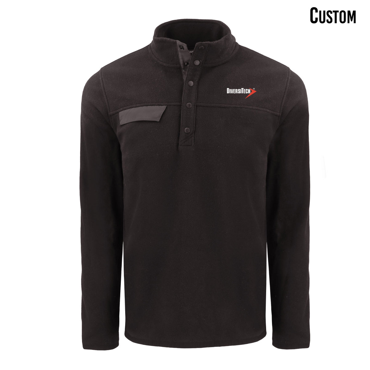 Cutter & Buck Woodland Recycled Fleece Mens Snap Pullover