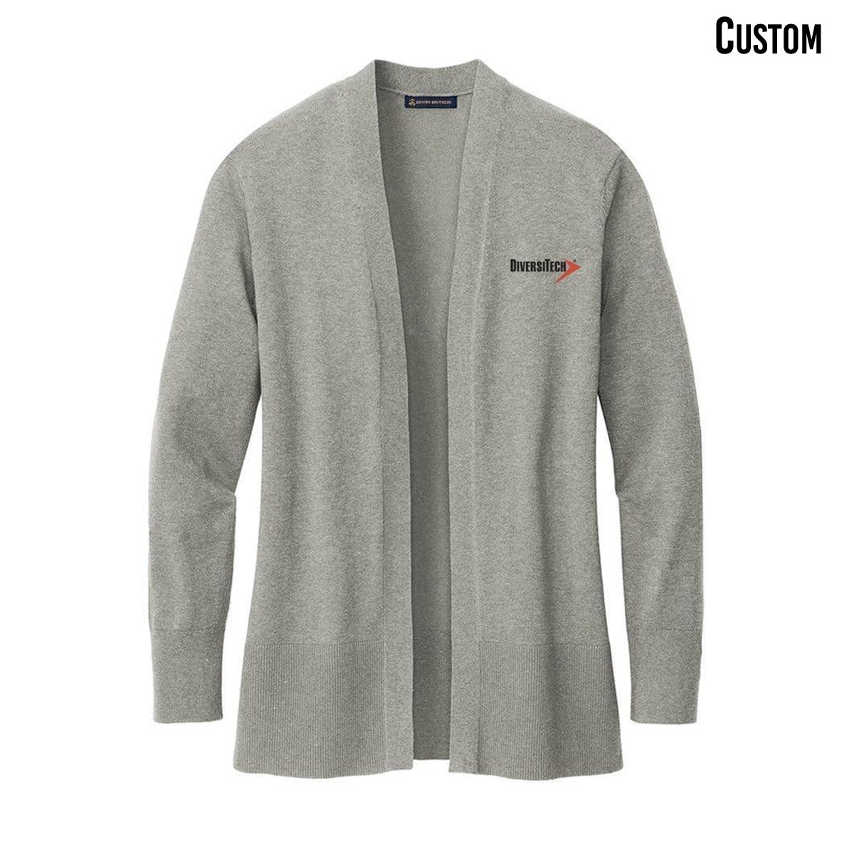 DiversiTech Brooks Brothers Ladies Cotton Stretch Long Cardigan Sweater