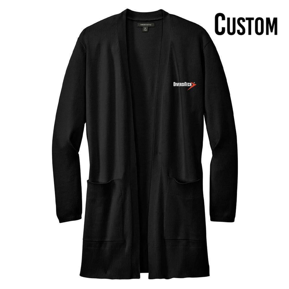 DiversiTech Ladies Long Cardigan Sweater