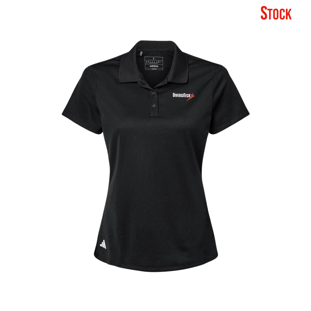 DiversiTech Adidas Ladies Basic Sport Polo - Black XS