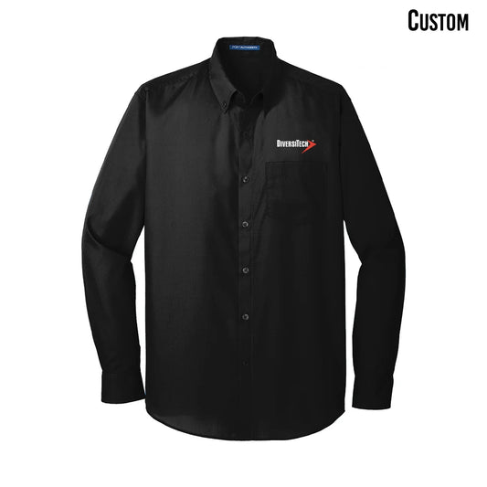 DiversiTech Long Sleeve Carefree Poplin Shirt