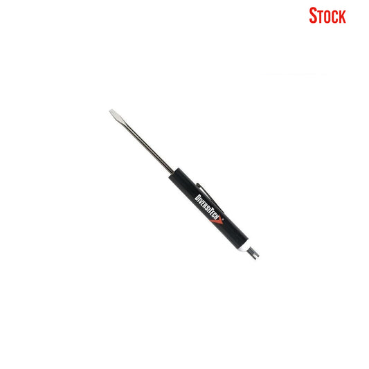 DiversiTech Pocket Screwdriver-Fixed 1/8" Flat Blade w/Valve Stem Top