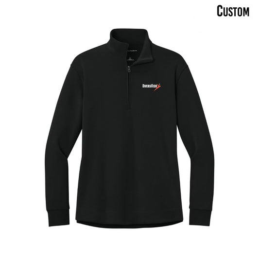 DiversiTech Port Authority® Ladies Wearever Signature Double Pique 1/4-Zip