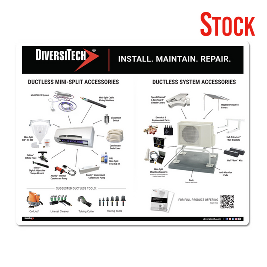 DiversiTech Ductless Counter Mat - 16" x 20" x 1/8"