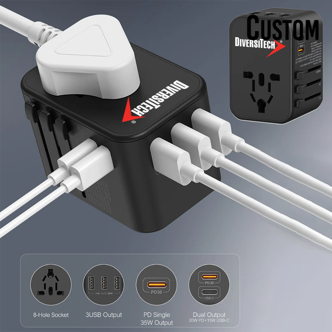 DiversiTech Expedition 4.0 - World Travel Adapter