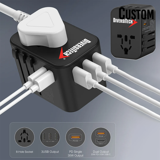 DiversiTech Expedition 4.0 - World Travel Adapter