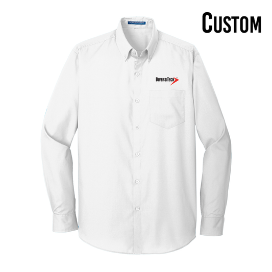 DiversiTech Long Sleeve Carefree Poplin Shirt